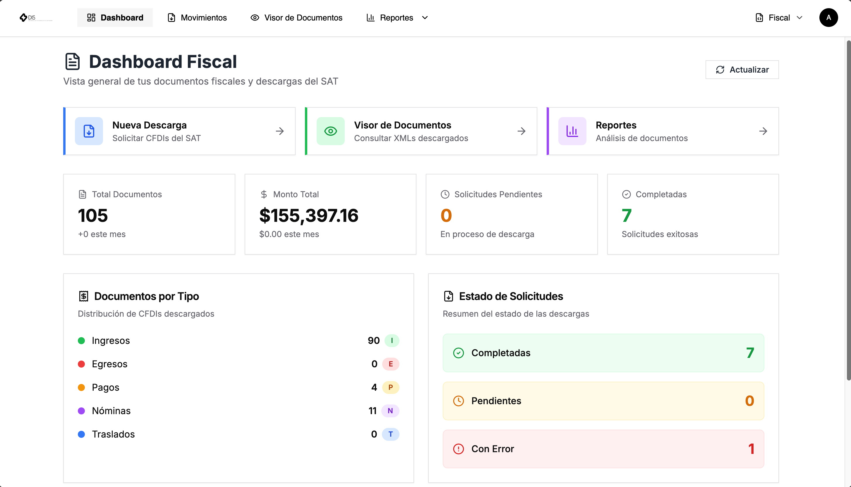Vista previa de Portal Fiscal